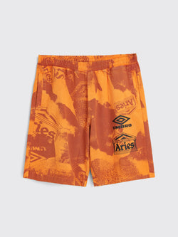 Aries x UMBRO Pro 64 Shorts Orange