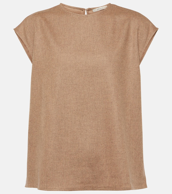 Asceno Wool and cashmere top