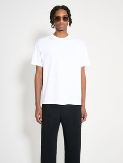 Auralee Seamless Crew Neck T-shirt White