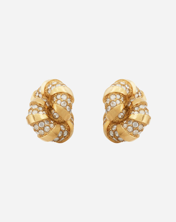 Mélodie Earrings For Women Gold/crystal Lanvin