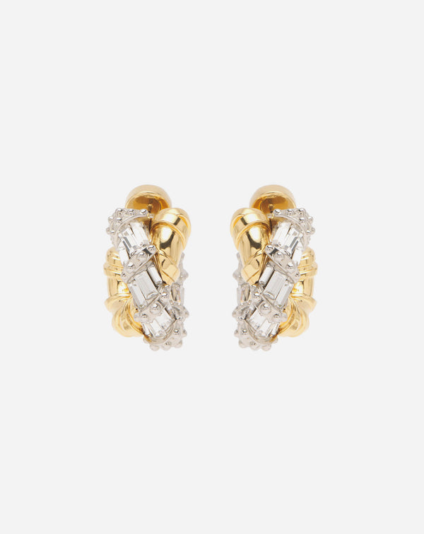Baguettes Mélodie Earrings For Women Gold/crystal Lanvin