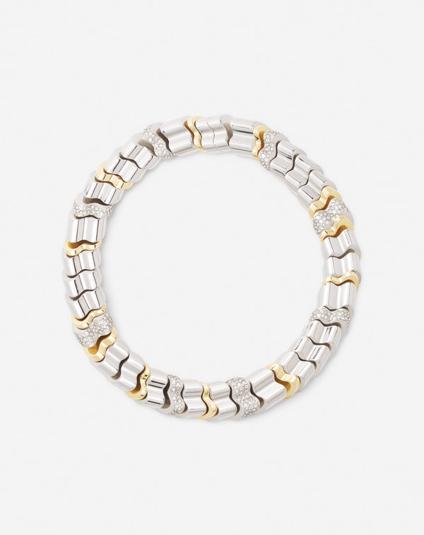 Séquence Wave Necklace For Women Silver/gold Lanvin