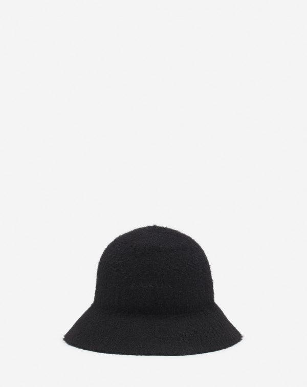 Lanvin Cotton Bucket Hat For Women Black Lanvin