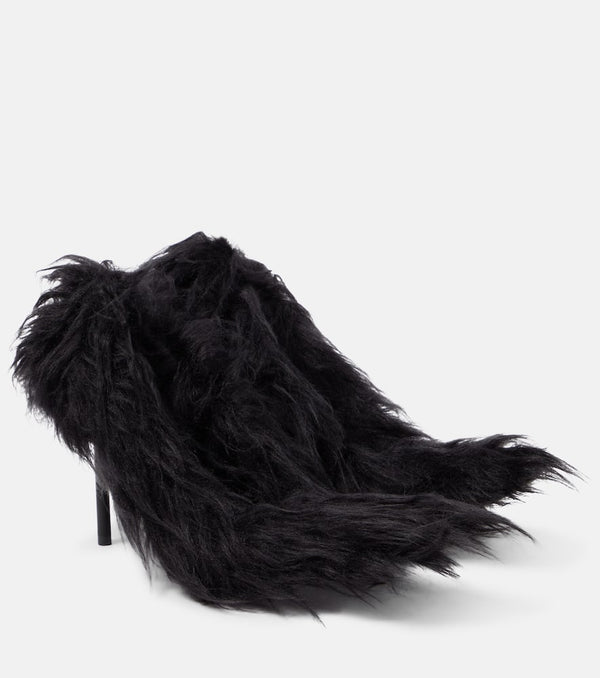 Balenciaga Flex Fur 110 faux fur pumps