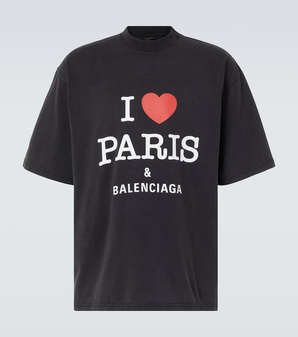 Balenciaga I Love Paris cotton T-shirt