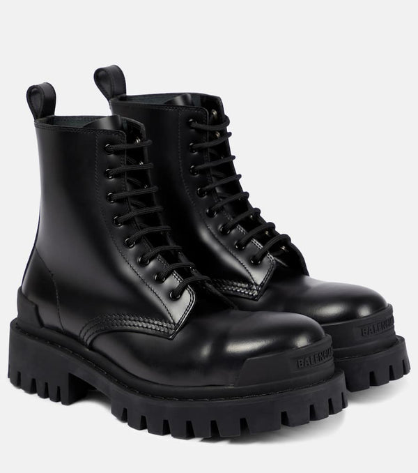 Balenciaga Strike leather ankle boots