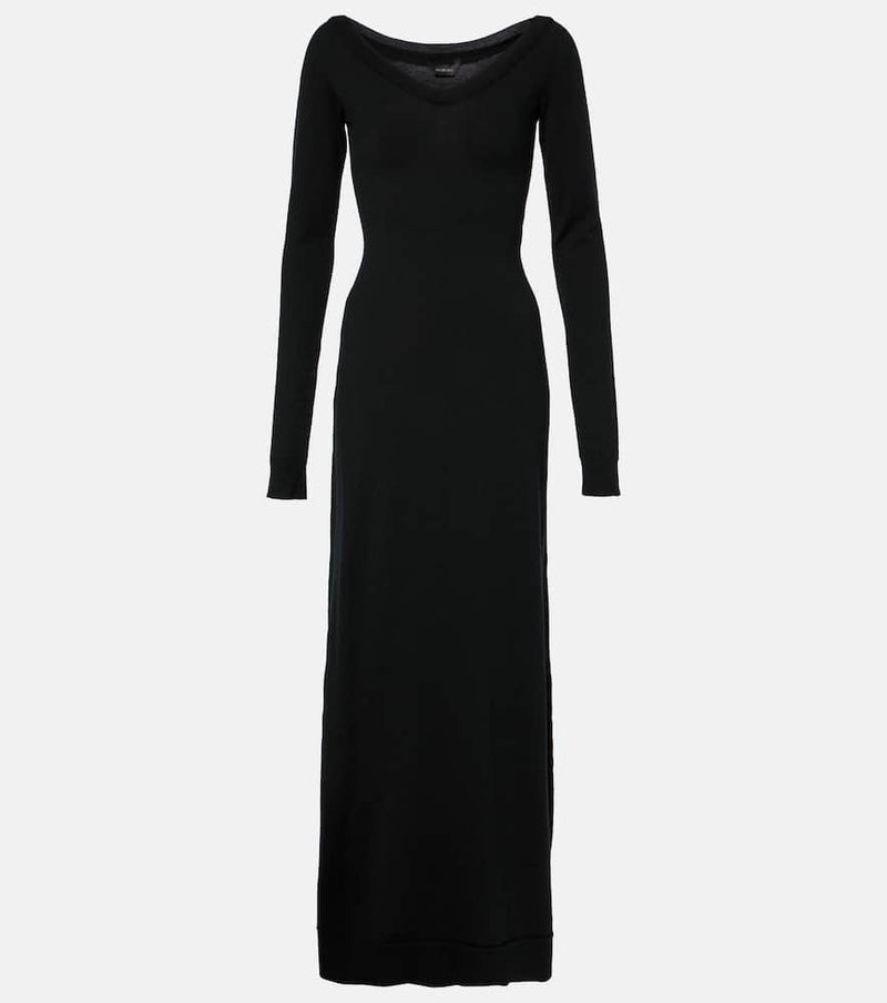 Balenciaga Wool-blend maxi dress