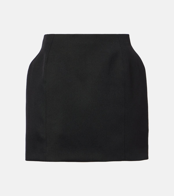 Balenciaga Wool gabardine miniskirt