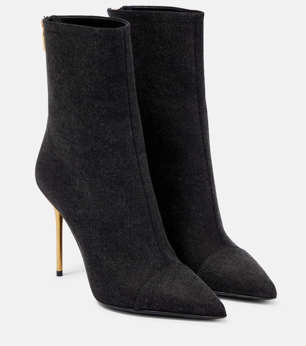 Balmain Skye denim ankle boots