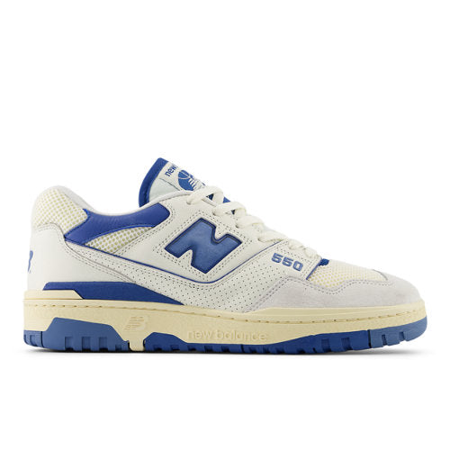 New Balance 550 in White Blue Leather