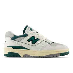 New Balance 550 in White Green Leather