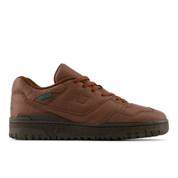 New Balance Men's 550 in Brown/Green Leather, 