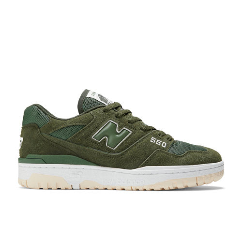 New Balance 550 in Green Beige Leather