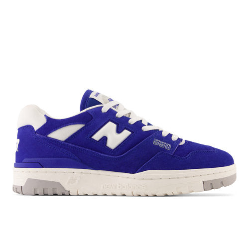 New Balance 550 in Blue White Grey Leather