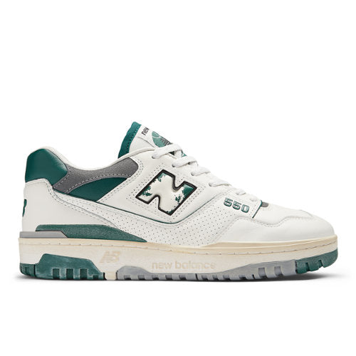 New Balance Unisex 550 White Green Grey