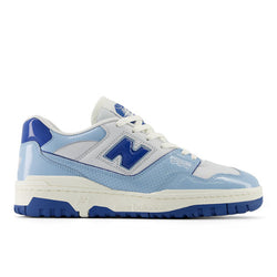 New Balance Unisex 550 in Blue/White Leather, 