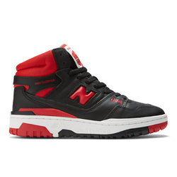 New Balance 650 in Black Red White Leather