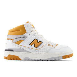 New Balance 650 in White Brown Grey Leather