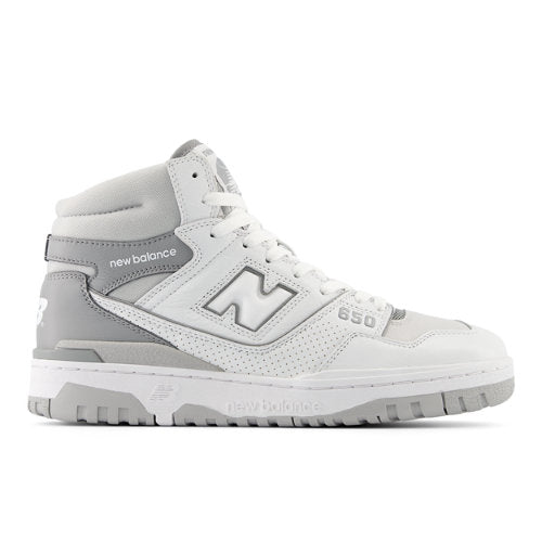 New Balance 650 in White Grey Leather