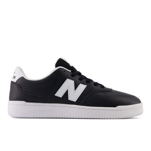 New Balance Unisex BB80 in Black/White Leather, 