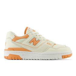 New Balance BBW550 in Beige Orange White Leather Narrow