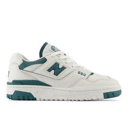 New Balance 550 in Grey Green Leather Narrow