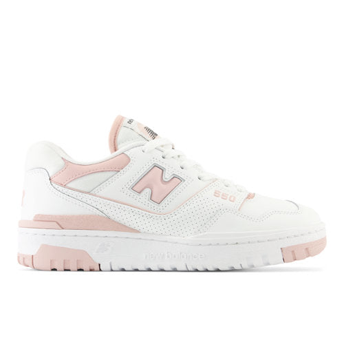 New Balance 550 in White Pink Leather Narrow