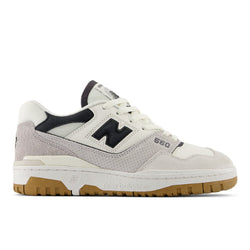 New Balance 550 in White Grey Leather Narrow