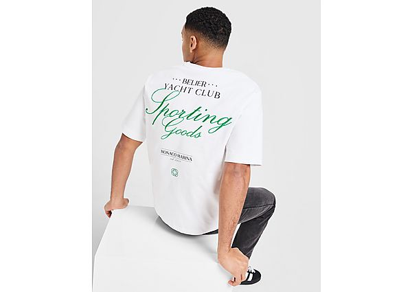 Belier Script Logo T Shirt  White