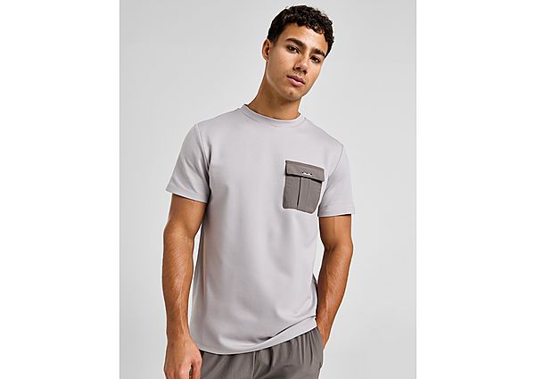 Belier Woven Pocket T Shirt  Grey