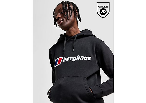 Berghaus Over The Head Logo Hoodie  Black