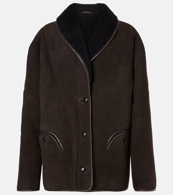 Blazé Milano Tatoosh shearling-lined suede jacket