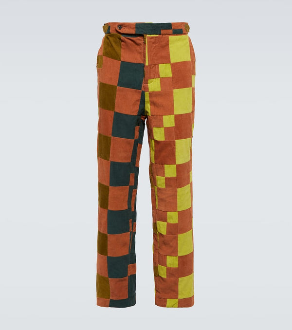 Bode Patchwork corduroy pants