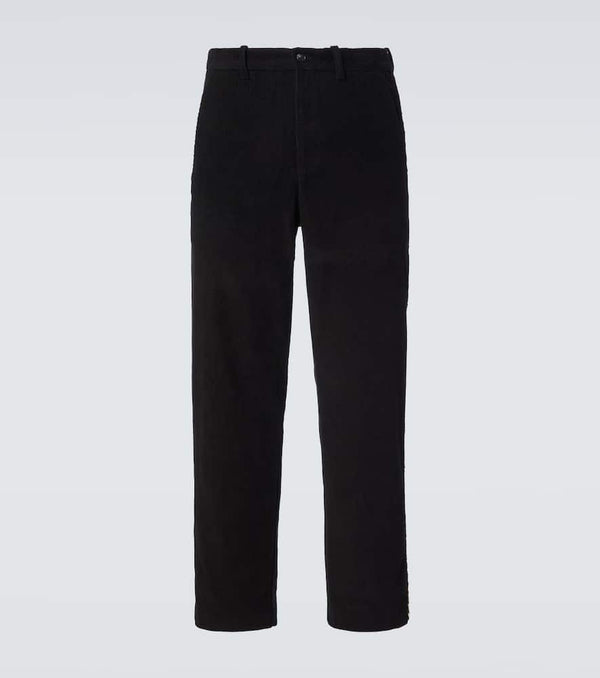 Bode Sequined cotton corduroy straight pants