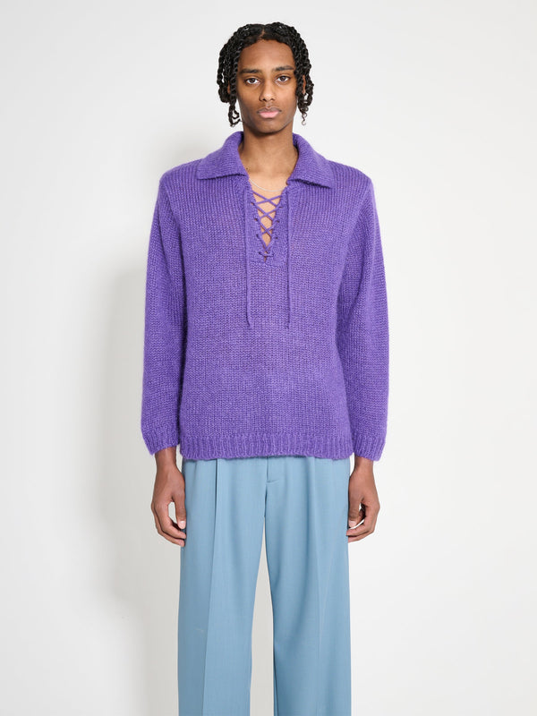 Bode Alpine Pullover Purple