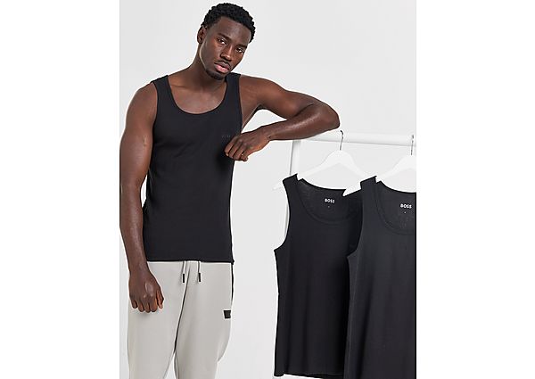 BOSS 3 Pack Tank Top  Black