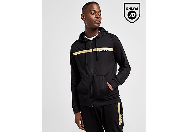 BOSS Authentic Full Zip Hooded Tracksuit  Black