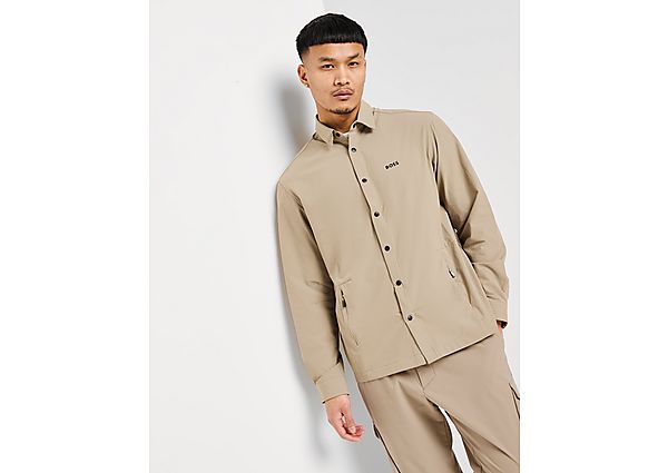 BOSS Basin Overshirt  Beige