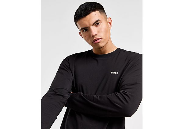 BOSS Long Sleeve T Shirt  Black