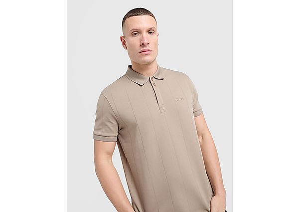 BOSS Paddy Drop Needle Polo Shirt  Beige