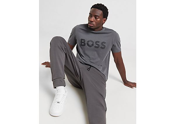 BOSS Split T Shirt  Grey