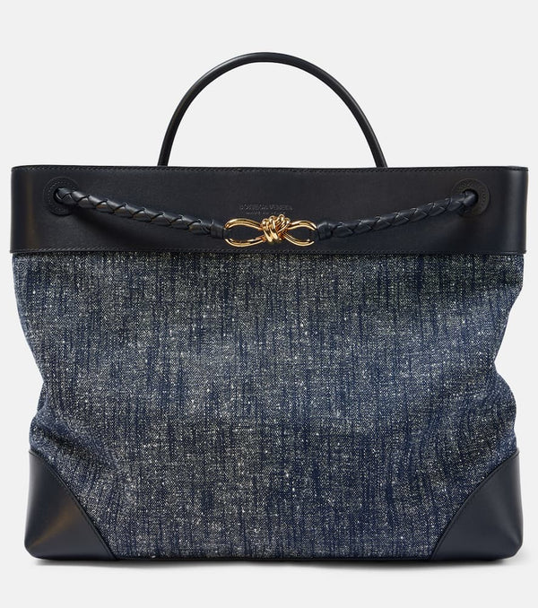 Bottega Veneta Andiamo Large denim tote bag