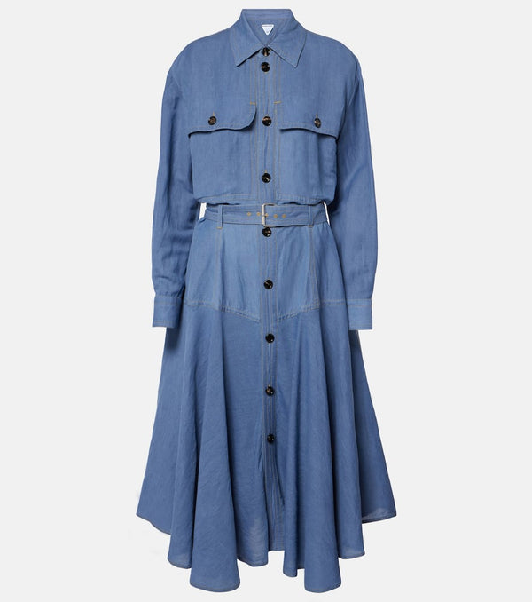 Bottega Veneta Belted shirt dress