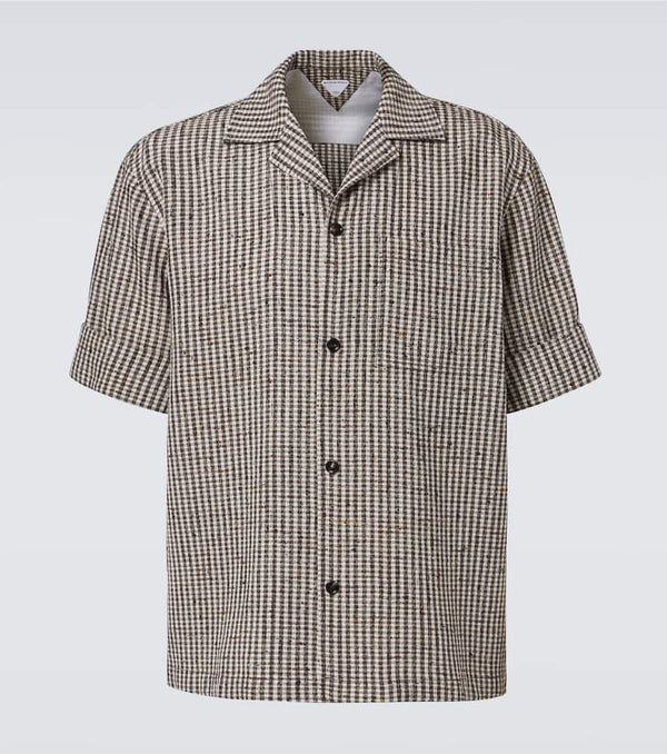 Bottega Veneta Checked bowling shirt