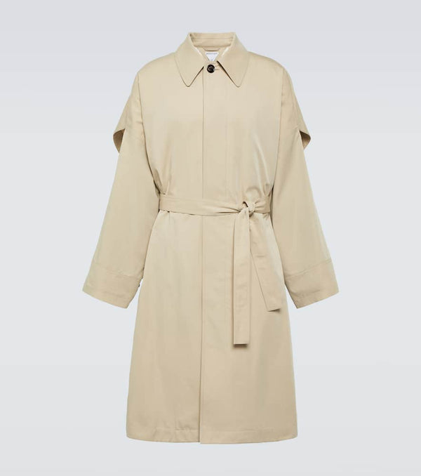 Bottega Veneta Cotton and silk trench coat