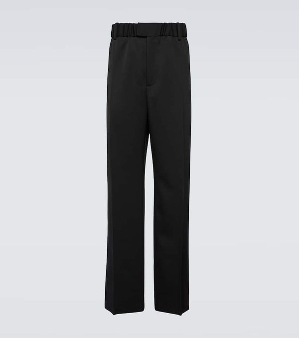 Bottega Veneta High-rise wool straight pants