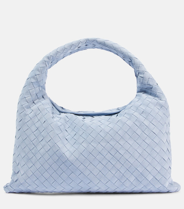 Bottega Veneta Hop Intrecciato Small suede tote bag