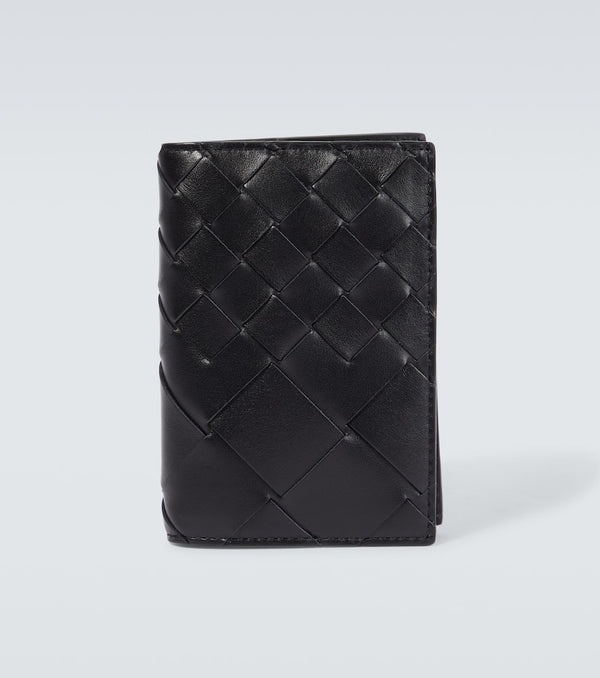 Bottega Veneta Intrecciato leather passport holder