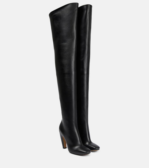 Bottega Veneta Leather over-the-knee boots