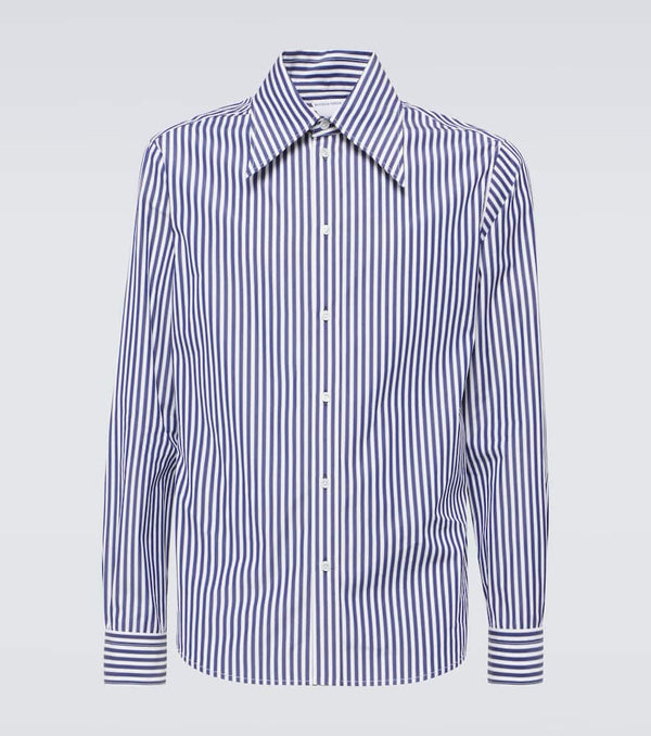 Bottega Veneta Striped cotton poplin shirt